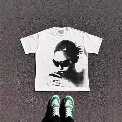 Printed Loose-Fit Short-Sleeve T-Shirts For Couples