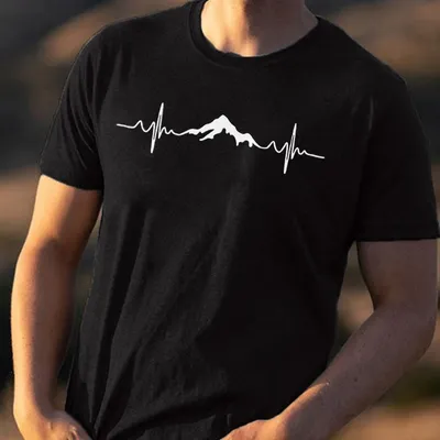Casual Simple Printed T-shirt For Men And Women