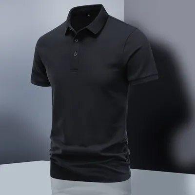 Lapel Casual Short-sleeve Polo Shirt