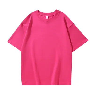 280G32 Double Yarn Heavy Double Yarn Men's And Women's Same Style Short Sleeve