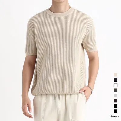 Casual And Relaxed Round-neck Men's Trendy Clothing For Men