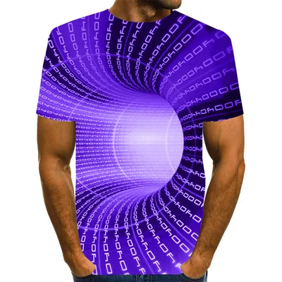 3D digital print short sleeve
