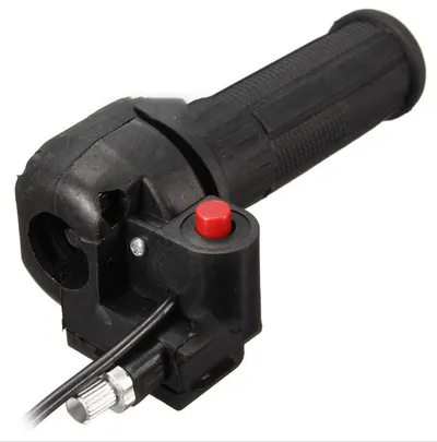47Cc 49Cc Mini Motorcycle Throttle Handle Stop Switch, Acceleration Rubber Handlebar Throttle Seat