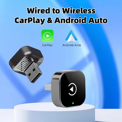 2-in-1carplay Box Wired To Wireless Adapter Car Machine Interconnection