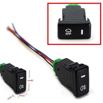 12V Fog Light With Wire Reserved Hole Size Modified