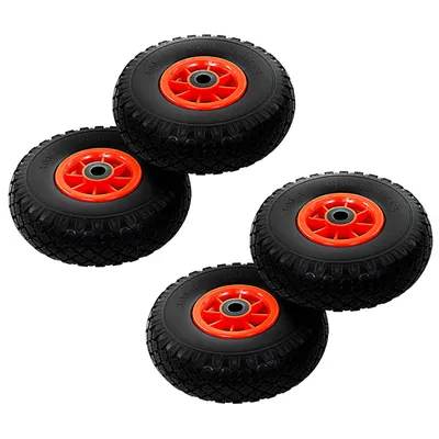   Sack Truck Wheels 4 pcs. Solid PU 3.00 -