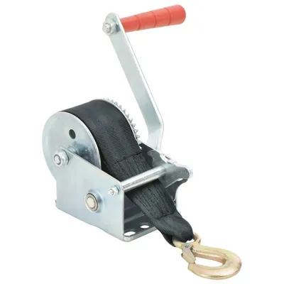   hand winch with strap   hand winch with strap