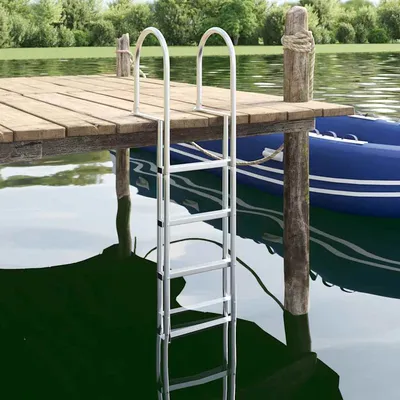   Dock Ladder 4-Step Silver 45 x 11.