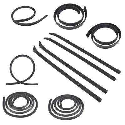 10x Door Window Weatherstrip Seal Kit For Dodge Truck Ram Charger Plymouth D150 D250 D350 1980-1993
