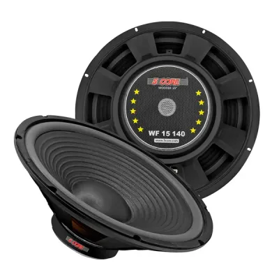5 Core 15 Inch Subwoofer 450 Watt Car Audio Sub Woofer 4 Ohm W Deep Bass Replacement Loud Speaker