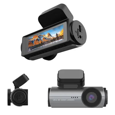 4K Ultra WiFi Car Dash Cam 4K+1080P Front And Rear