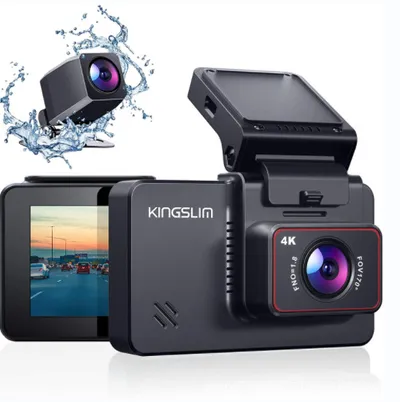 4K HD Night Vision Driving Recorder Dual Lens 360 Degree Parking 24H Dual Camera