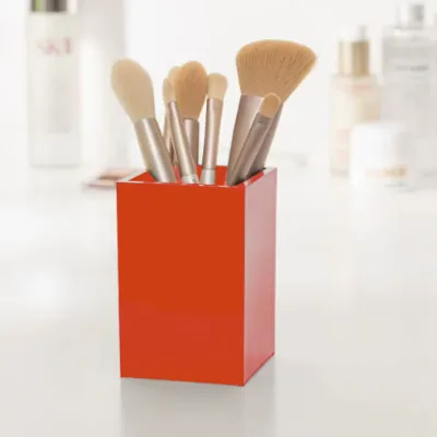 Pen container-acrylic-orange-PS-1 piece