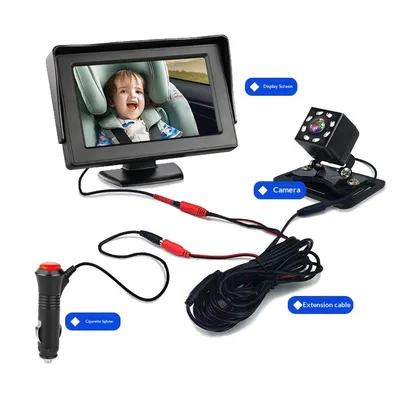 In-car HD Display Baby Monitor