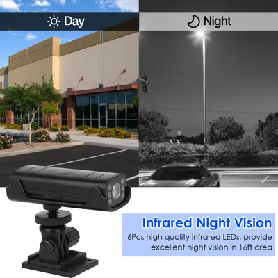1Pc Wireless Camera Reverse Hitch Guide Camera Vehicle Backup Rechargeable Camera With Flexible Adhesive Base Night Vision For Car RVs Trailer Truck