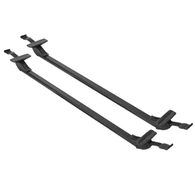 2PCS Universal 110cm 43-inch Car Roof Rack Cross Bar W  Anti-Theft Lock Adjustable Window Frame 2 Versions Random Delivery