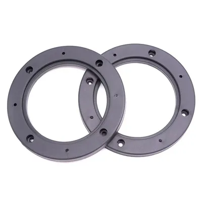 2PCS Audio Anti-Slip Autoradio Speaker Pakking Spacers Speaker Spacer Pad Adapter Plastic Fitting 6.5 Inch For Auto Accessoires