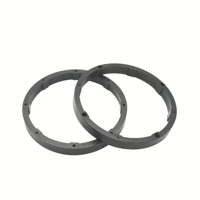 2pcs 6.5 Speaker Spacers Universal Car Audio Speaker Soild Pad Subwoofer Mid Range Custom Installation Mounting Adapter Black