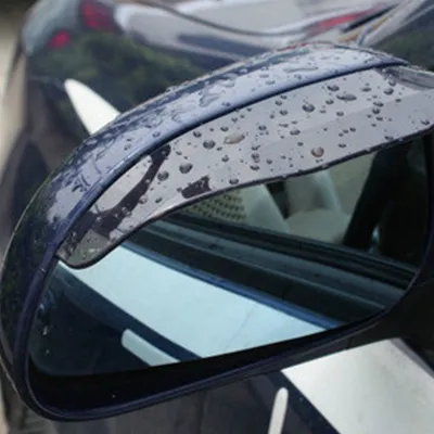 Car Rearview Mirror Rain Protection Eyebrows 2-piece Set
