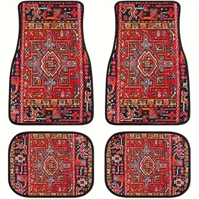 Car mat-2 pieces 33 *44cm+2 pieces 44*68cm-4 pieces-OPP bag
