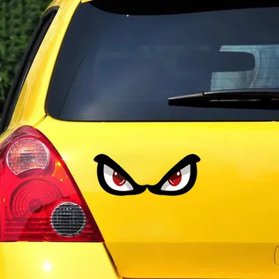 3D Simulation Shark Sticker Eye Rearview Mirror Decoration