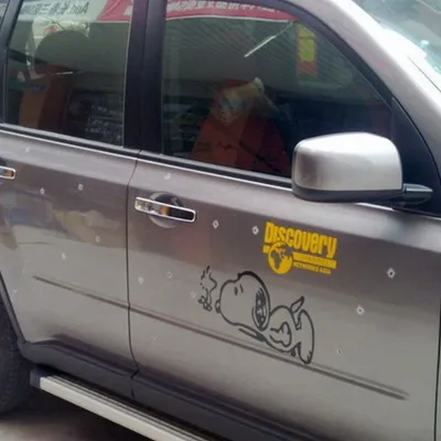 Large-sized Simulated Bullet Hole Car Sticker