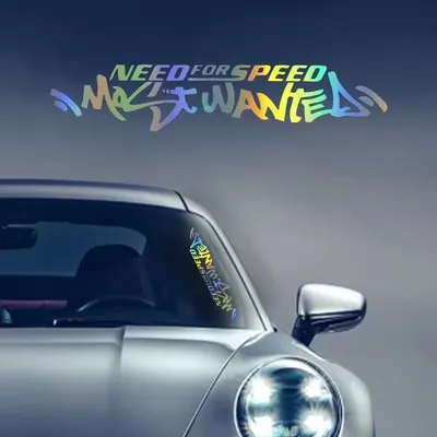 Car Sticker Colorful Laser Effect Speed Design For Car Body And Window Glass Funny Decorative Decal