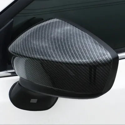 Angkesaila Carbon Fiber Mirror Cover Shell Decorative Bright Strip