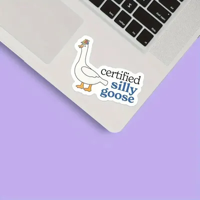 Automobile Sticker Cute Duck Pvc Waterproof