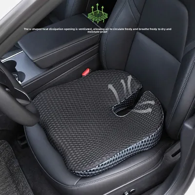 Universal Memory Foam Car Seat Cushion Driving Pain Relief Driver Booster Pad
