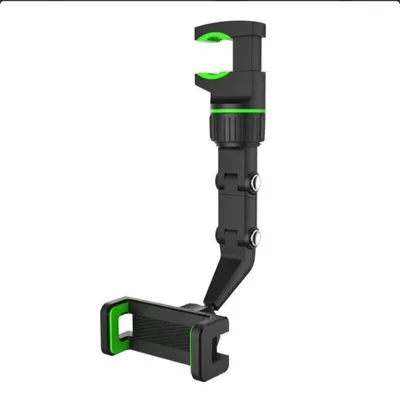Car Rearview Mirror Rotation Adjustable Phone Holder Mount Multifunction