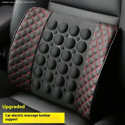 Car Electric Massage Lumbar Support Pillow Interior Decoration Supplies