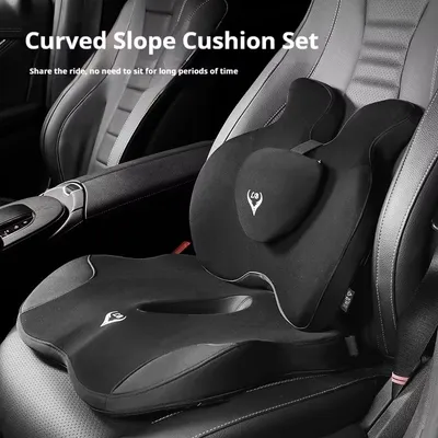 Car Lumbar Support Height-increasing Seat Cushion