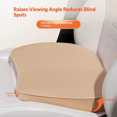 Summer Ice Silk Car Height-Adjusting Seat Cushion