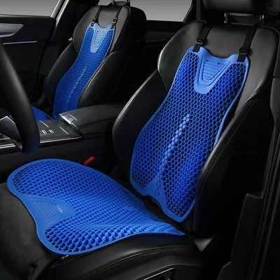 Four-dimensional Silicone Non-slip Ventilated And Breathable Car Seat Cushion