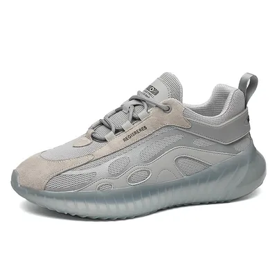  Summer New Sports Casual Shoes Low-Top Trend Solid Color Black Mesh Breathable Cool Men's Shoes