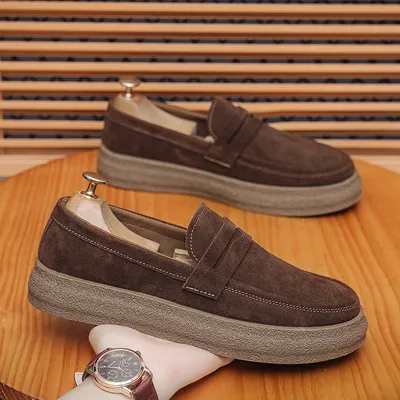 2026 Autumn New Men's Sports Casual Shoes, Trendy Slip-On Loafers, Lightweight Men's Driving Shoes