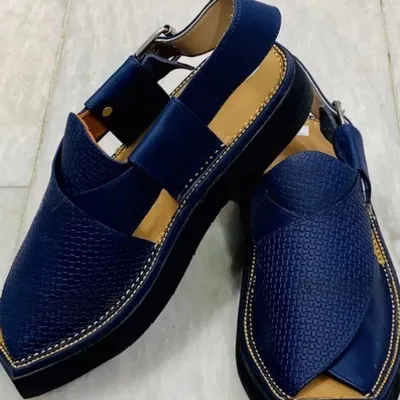 Mens Fashionable Woven Leather Casual Sandals