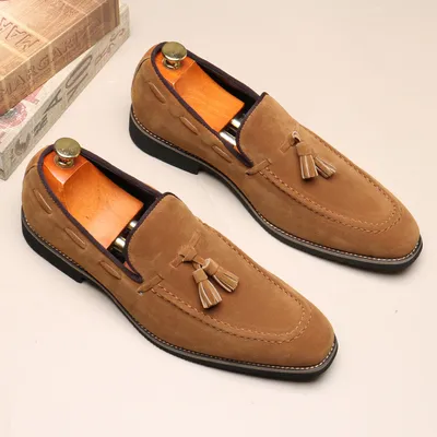 8609 Loafers Mens Tassel Loafers