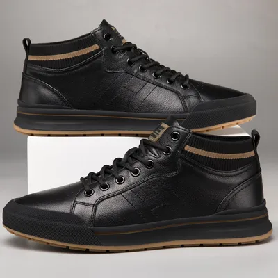 New Mens Invisible Mid-top Height-increasing Shoes