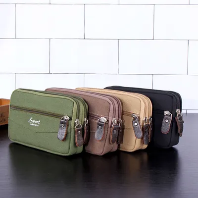6.5 Inch Ground Spread Belt Bag Men's Multifunctional Large Capacity