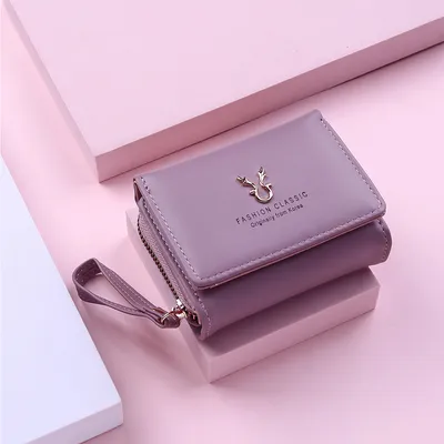  New Women"s Wallet PU Leather Short