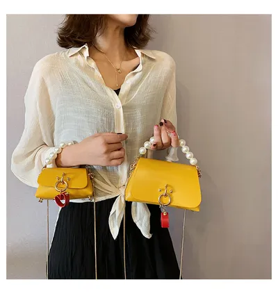  new European style pearl shoulder bag