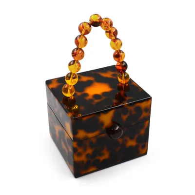 Acrylic Pearlescent Small Square Bag