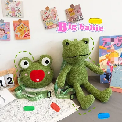  Fashion New Frog Doll Bag Plush