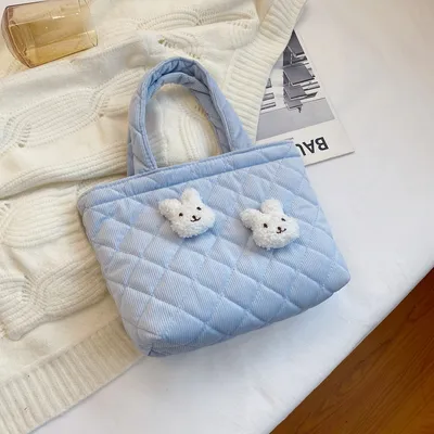 About Hand Bag Corduroy Cute Little Handbag