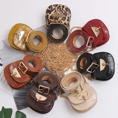 All-match Small Waist Bag Belt Fashion Chain One-shoulder Diagonal Bag