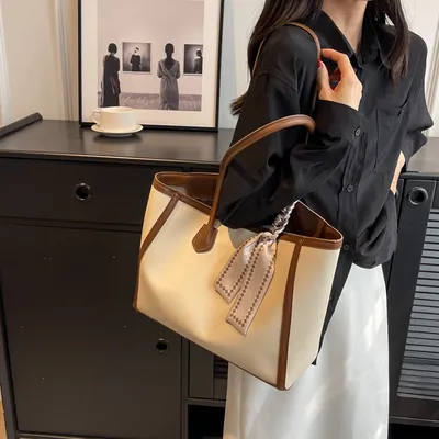 Advanced Texture Winter Commuter Tote Shoulder Bag