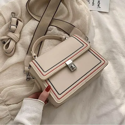All-match crossbody small square bag
