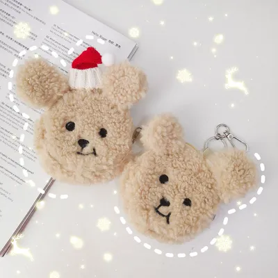 Bear Coin Purse Plush Pendant Keychain
